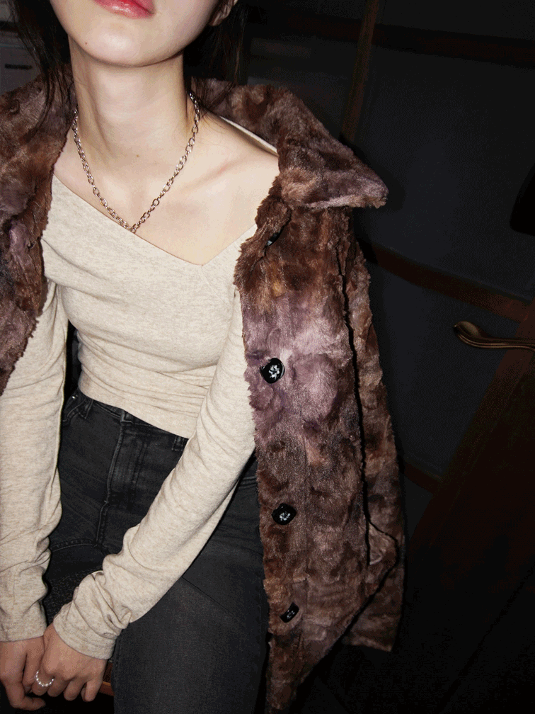 [9hope] siroo fur coat