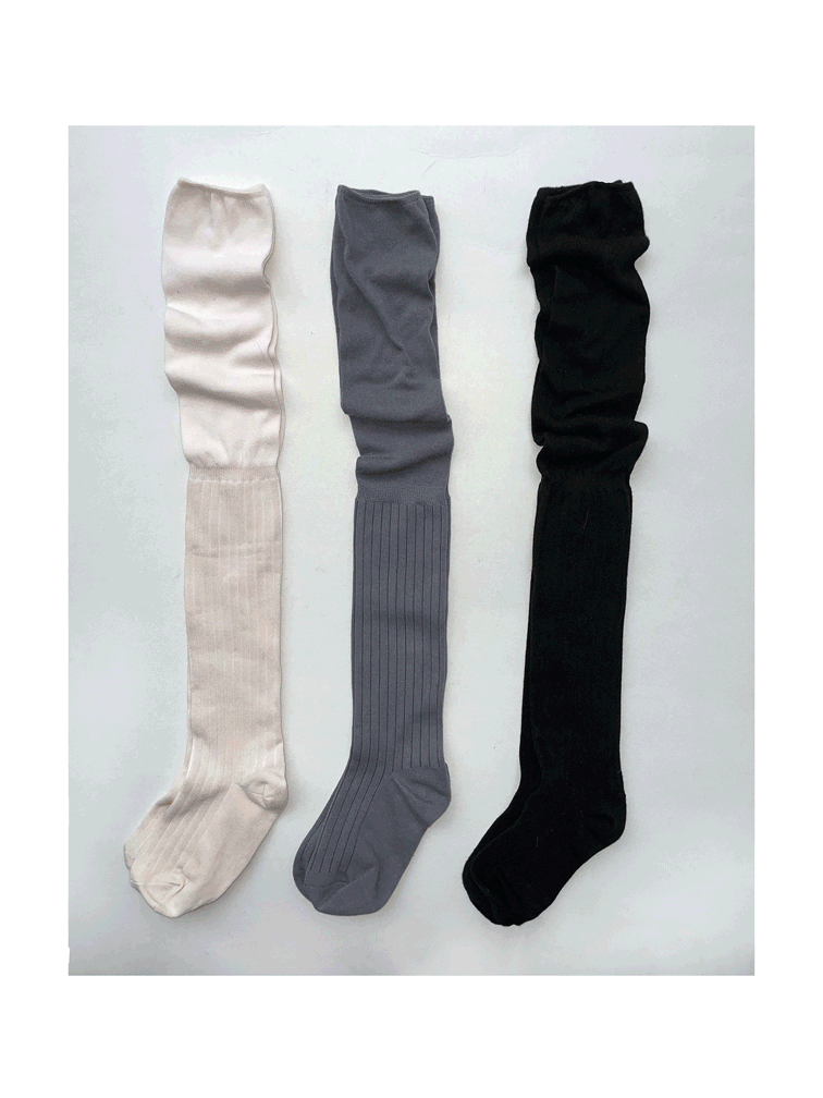 layered golgi long socks