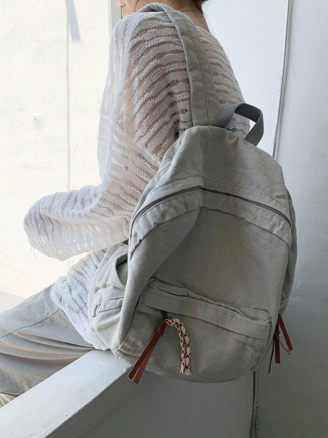 pai cotton backpack