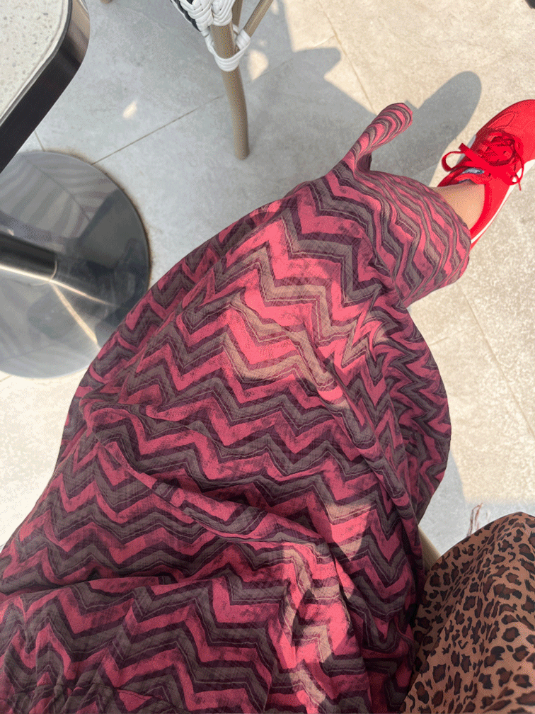 [9hope] red wendy skirt